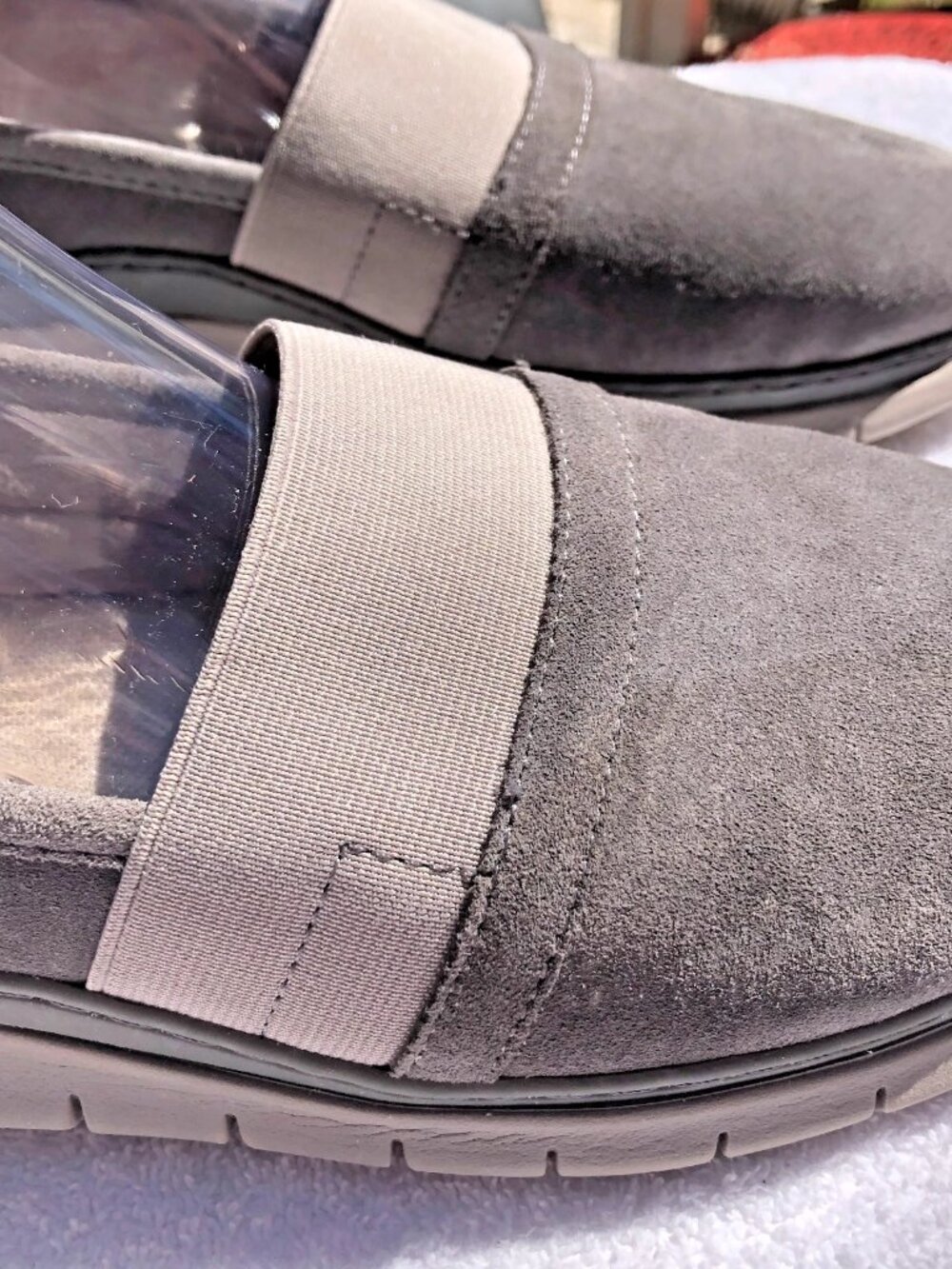 Vionic Kristi Women’s Comfort Slip On Shoes Size 8.5 Gray Suede - runs large - Picture 5 of 16